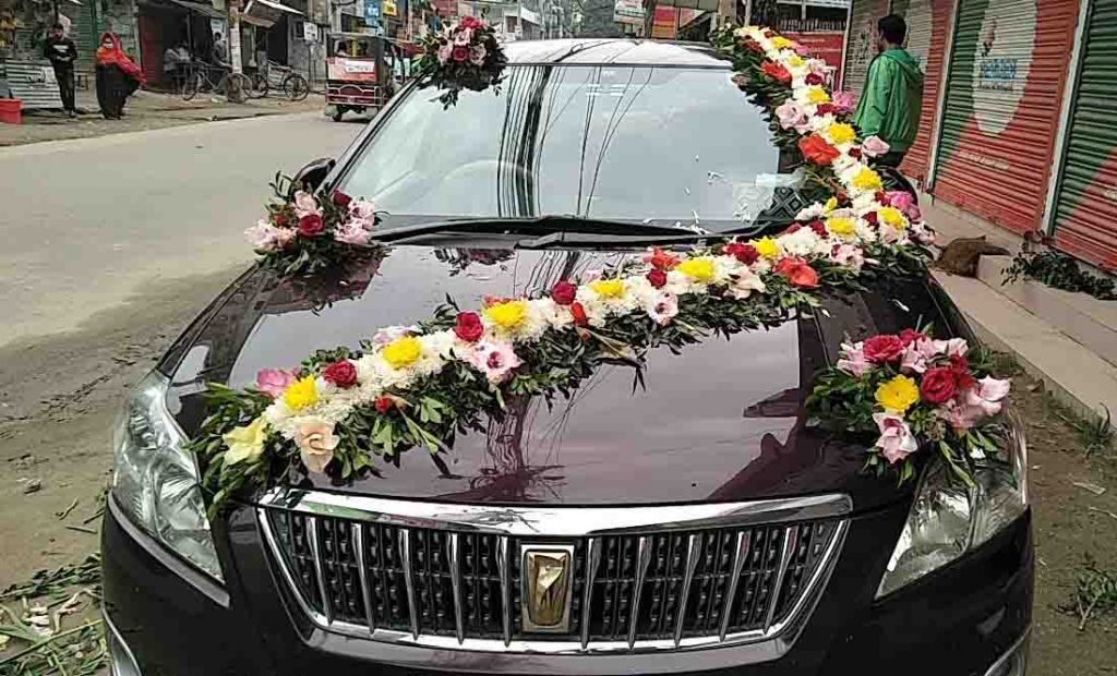 Quelques idées de décoration voiture des mariés