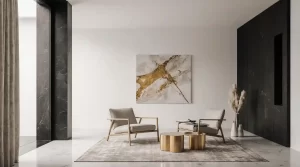 Déco minimaliste de luxe