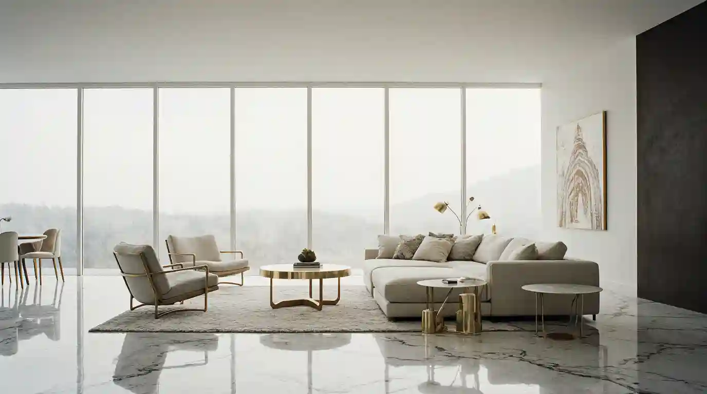 Décoration minimaliste de luxe